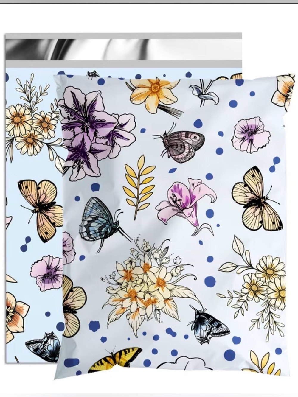 590pcs Shipping Bundle 30 Poly Mailers, 30 Gift Bags, 30 Cards & 500 Stickers - Picture 3 of 16